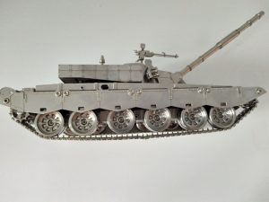 CNC machined Battle Tank Model