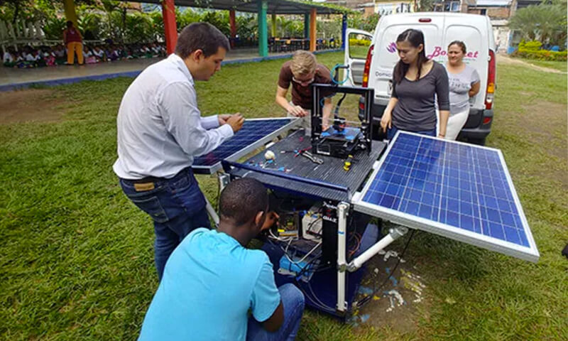 Solar Power 3D Printing Systems